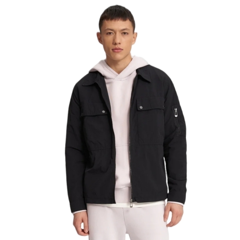 Noize Julian Minimalist Black Water-repellant Windbreaker Spring Jacket men XXL
